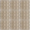 Ceilume Roman Circle 2ft x 2ft Latte Ceiling Tile V1-ROMNCR-22LAO - alternate 3